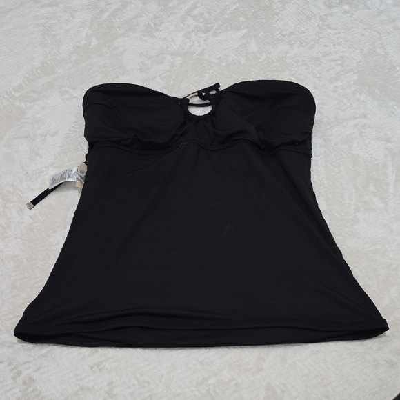 MICHAEL Michael Kors Black Tankini Halter Top - Picture 8 of 13
